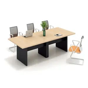 Fashion Small Discussion Table Wooden Meeting Desk Office Conference Furniture
