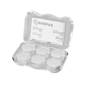 Bouchons d'oreilles en silicone blancs, réduction du bruit pour le sommeil, étudiants, dortoir, anti-ronflement, lavables - Product Image 2