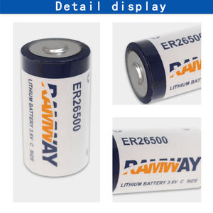 RAMWAY-baterías de litio para dispositivos médicos, baterías de litio ER26500 primario, 3,6 V, 9000mAh, <span class=keywords><strong>Lisocl2</strong></span> - Product Image 2