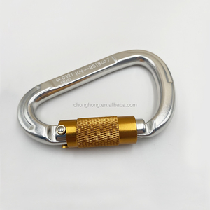 Mosquetons à verrouillage rotatif certifiés UIAA CE, en aluminium de qualité aéronautique, pour l'escalade en extérieur, clips de sécurité autobloquants, crochet de camping - Product Image 3