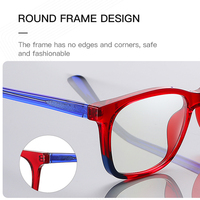 Nouvelles lunettes anti-lumière bleue pour jeunes 20206, lunettes d'ordinateur, blocage des couleurs, insertion de cœur, petite monture carrée, lunettes optiques pour enfants, style