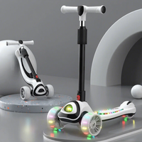 Trottinette pour enfants avec roues et plateau lumineux, trottinette à 3 roues pour tout-petits filles garçons, trottinette pour enfants