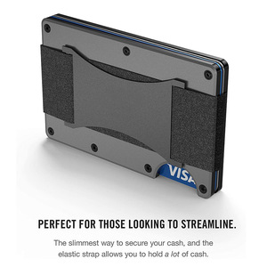 2026 new metal card holder case fiber <b>wallet</b> and <b>wallet</b> feature <b>RFID</b> anti-theft and anti-brushing technology - Product Image 5