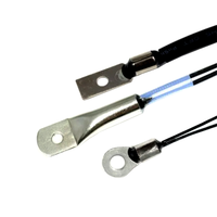 Capteurs de température LINKUN NTC Thermistor 5K 10K 50K 100K avec borne annulaire et trous de fixation par vis, précision 1%, -40°C à +125°C