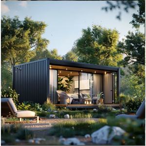 20 pieds 40 pieds Maisons préfabriquées extensibles en conteneur Maisons préfabriquées en conteneur expansible pliable Petite maison portable 2 3 5 chambres à coucher - Product Image 3