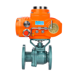 Válvula de Bola Motorizada con Brida, a Prueba de Explosiones, con Actuador de Flúor, de Acero al Carbono WCB, Clase ANSI 150 - Product Image 5