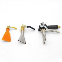 Accessoires de réservoir de mousse d'acier inoxydable de lavage de voiture à haute pression buse de ventilateur de bec de canard en plastique de pistolet à mousse