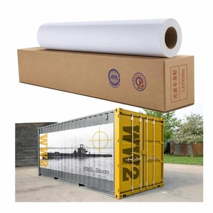 Rouleau de papier synthétique PP imprimable, résistant aux UV et imperméable, 120 g/m², GOOSAM, pour signalétique extérieure - Product Image 1