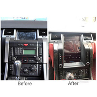 Reproductor de DVD para coche de 12,1 pulgadas, Radio Android, pantalla táctil, navegación Gps, Carplay para Land Rover Range Rover Sport L320 2005-2009