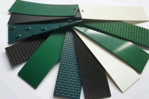 Geribbelde Diamant Gestippeld Patroon Groene Pvc Ruwe <span class=keywords><strong>Top</strong></span> Transportband - Product Image 2