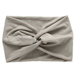 Bandeau Turban Extensible pour Femme, Anti-Transpiration, Large, Antidérapant, pour Yoga, Course, Gym, Fitness, Couleur Unie - Product Image 6