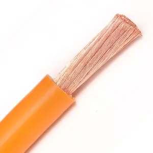 Cable de soldadura de aluminio y cobre estañado, personalizado, naranja, 50mm, 150mm, 240mm, 4 calibres, 500, 300 amp