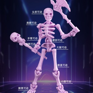 Figura de Articulaciones Óseas Móviles Multiarticuladas en <span class=keywords><strong>3D</strong></span>, <span class=keywords><strong>Esqueleto</strong></span> Humanoide, Bloques de Construcción de Ensamblaje DIY <span class=keywords><strong>para</strong></span> Niños - Product Image 3