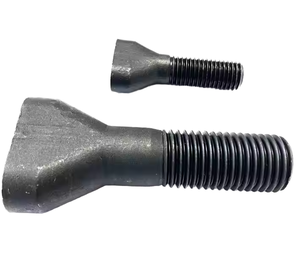 Boulons à douille ovale forgés en acier inoxydable noir oxydé de classe 8.8 haute résistance, personnalisés, filetage M16, finition zinguée, douille ovale - Product Image 1