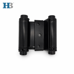 3" <strong>Double</strong> <strong>Action</strong> Spring <strong>Hinge</strong> US1B Bright Japan Square Corner Adjustable Self-Closing Door <strong>Hinge</strong> - Product Image 1