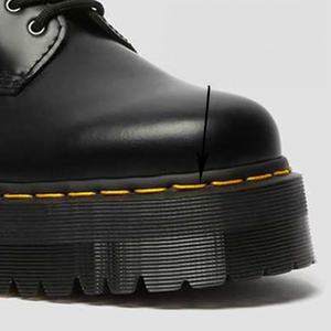 Производитель, оптовая продажа, 2025 ретро-британская Университетская обувь с круглым носком, простая небольшая кожаная обувь на толстой подошве для мужчин и женщин - Product Image 3