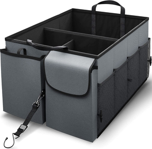 Amazon Hot Selling Car Trunk Organizer Folded Car Seat Storage Bag Custom Car Seat Organizer