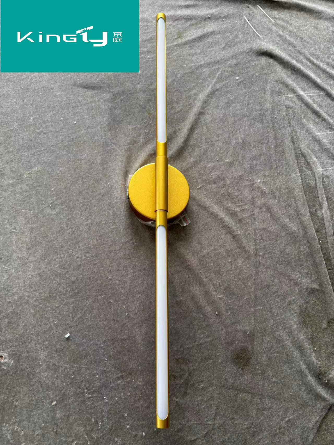 High quality plug-in round base gold-70cm