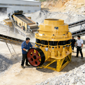 Trituradora de Cono Multicilíndrica Lianying KHP800, Capacidad Máxima de 1200 t/h, Motor AC, Alta Dureza para Minería - Product Image 4