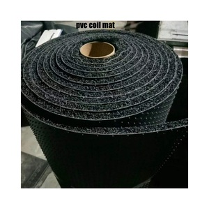 Tapis de nettoyage moderne en vinyle PVC avec boucle, grattoir, tapis spaghetti lavable en rouleau, tapis de diamant sans support - Product Image 1