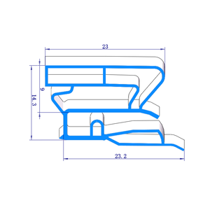 <span class=keywords><strong>Junta</strong></span> magnética para puerta de refrigerador Electra, sellador de puerta de <span class=keywords><strong>ducha</strong></span>, para congelador doble y arcón congelador - Product Image 2