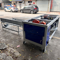 Équipement commercial de filetage pour tiges rondes en bois, machine à fileter les tiges rondes en bois pour la fabrication de manches de balai