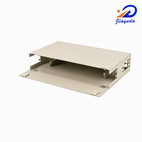 Panel de Conexión de Fibra Óptica ODF de 24 Puertos OEM ODM, Caja Vacía para Montaje en Rack 2U, Acero Resistente de 1.2mm, Compatible con LC SC ST FC, Personalizable