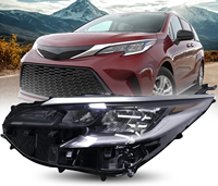 Para Toyota Sienna 2021-2024, Conjunto de Faros Delanteros LED Modificados, Repuesto de Faros para Automóvil, Suministro de Fábrica, Piezas de Automóvil - Un Par