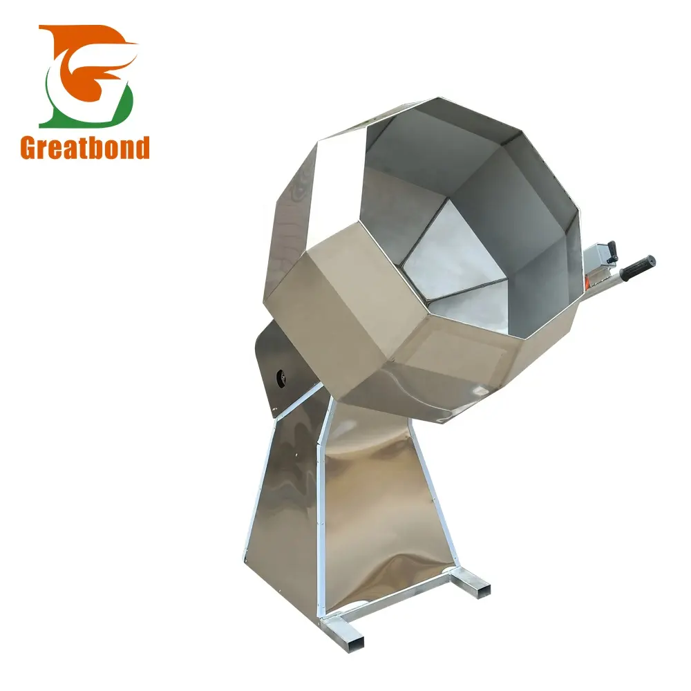 Supplier Wholesale Commercial Customizable Large Capacity Puffed Food Coffee Beans Peanut Single Roller Seasoning Mixing Machine
