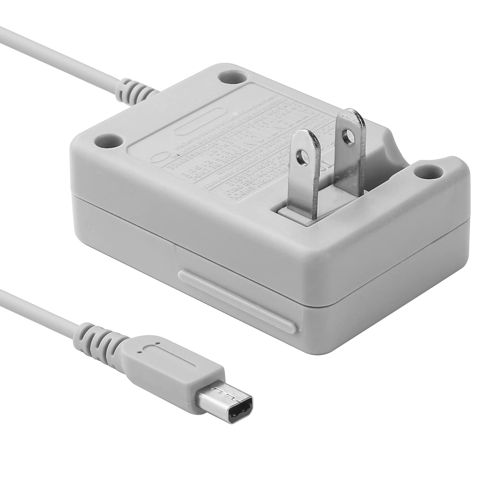 Adaptador de corriente del cargador 3DS para Nintend 3DS/ DSi XL 100-240V Adaptador de CA de enchufe de pared para consola 2DS 3DS