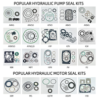Nouveau kit de réparation de joints Tosion A10VG18 A10VG28 A10VG45 A10VG63 A10VG pour pompe hydraulique Rexroth avec joint d'étanchéité (caoutchouc)