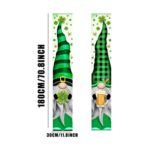 St. Patrick's Day Door Curtain 30*180cm Festive <b>Banners</b> for Home Decor - Product Image 4