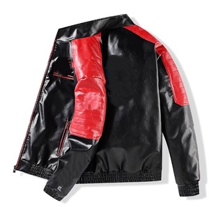 <span class=keywords><strong>Giacca</strong></span> da <span class=keywords><strong>Moto</strong></span> da <span class=keywords><strong>Uomo</strong></span> Autunno Inverno OEM <span class=keywords><strong>in</strong></span> <span class=keywords><strong>Pelle</strong></span> PU Ricamata Antivento con Colletto Alto - Product Image 6