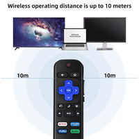 Pour la télécommande universelle roku pour les appareils de diffusion en continu TV Télécommande universelle avec configuration à une touche