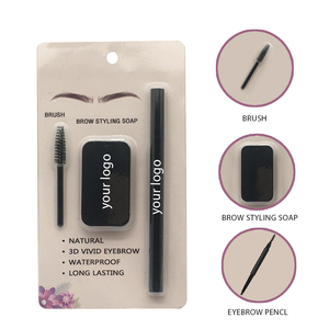 Set de Jabón para Cejas Personalizable SIN LOGO, Lápiz para Cejas, Cera Transparente para Cejas con Cepillo - Product Image 2