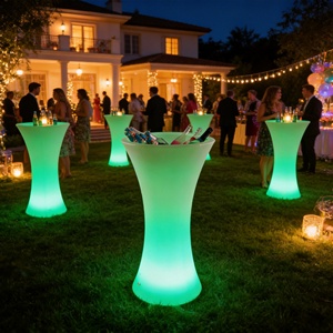 Lampe de sol LED lumineuse en forme de seau à glace, lumière décorative d'intérieur et d'extérieur pour pelouse, lampe de fête de plage, lampe pot de fleurs, lampe de table - Product Image 1