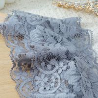 Bandeau en dentelle HZM-61272 pour femmes, bandeau extensible, accessoires pour cheveux, fleurs vintage, maquillage, fait main