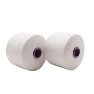Vente en gros TC 80% polyester 20% coton 10/1 fil mélangé tissage fil à bout ouvert