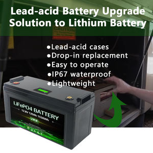 12 볼트 120ah 12 볼트 <span class=keywords><strong>100ah</strong></span> 리튬 철 인산염 배터리 팩 태양 홈 에너지 저장 RV 해양 - Product Image 5
