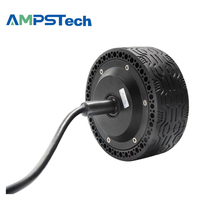 Moteur de moyeu intégré AMPSTech 24VDC 4,5 pouces 1,1 Nm avec roue motrice complète pour robot de service – Fourniture OEM