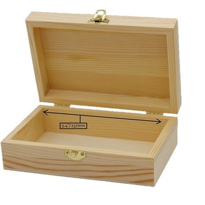 Boîte de rangement en bois massif, boîte à bijoux rectangulaire verrouillable, boîte d'emballage pour huiles essentielles, boîte cadeau, épaisseur personnalisable - Product Image 5