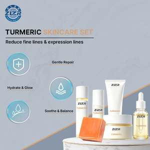 Sérum éclaircissant anti-acné hydratant pour le visage à la curcumine, marque privée, pour tous types de peau - Coffret de soins pour femmes - Product Image 3