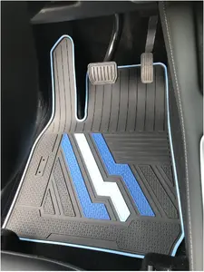 2024 Luxury Waterproof Auto Carpet Mat Universal Fit Luxury Rubber Latex Car Accessories Use For Tesla Model Y