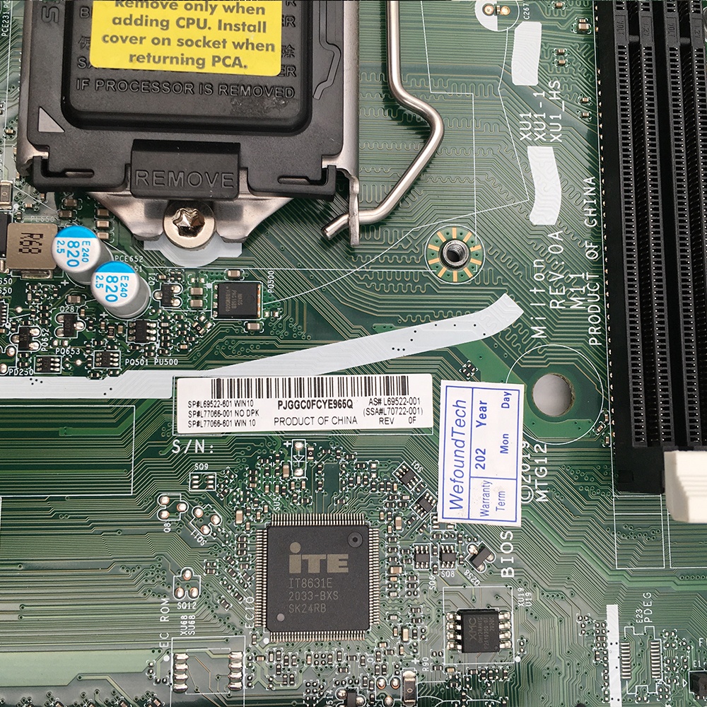 HP TPC-F125-SF Motherboard for ProDesk 400 G4 SFF - Fully Tested