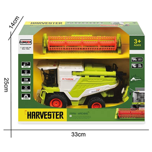 Moissonneuse-batteuse télécommandée 1:24, tracteur agricole RC 6 canaux 2,4 GHz avec lumière, son et pulvérisation, <span class=keywords><strong>jouet</strong></span> pour enfants, cadeau - Product Image 6