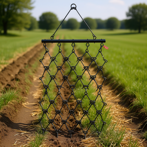 Rastrillo para césped ATV 4x4 con cadena para nivelación de paisajes y maquinaria agrícola - Product Image 2