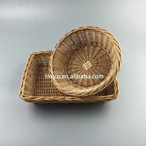 Panier de rangement ovale en cannage artisanal de qualité supérieure, panier à <span class=keywords><strong>fruits</strong></span> pour la maison, la cuisine, l'hôtel - Product Image 4
