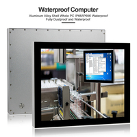 Panel PC Industrial Impermeable IP69K de 17 Pulgadas con Pantalla Táctil y Procesador Intel I5-6200U Sin Ventilador, Precio de Fábrica