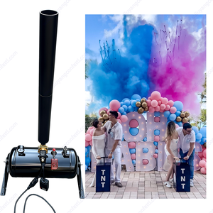 Confettis Streamer <span class=keywords><strong>Baby</strong></span> <span class=keywords><strong>Shower</strong></span> Machine Compresseur Air ou Co2 Blaster Couleur Fumée Poudre Canon Tnt Sexe Révéler Bombe - Product Image 4