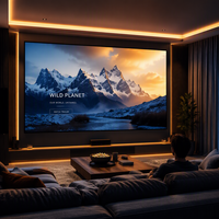 Panneau LED COB Flip-Chip à pas fin P1.56 pour mur vidéo intérieur, armoire 600x337.5mm, 409600 points/m², 3840Hz, service frontal, pour hôtels